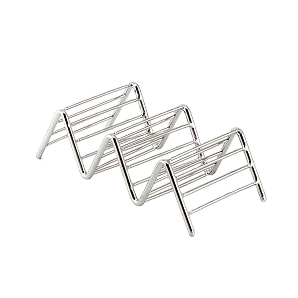 Tray Party Shell Simple Mexican Food Stainless Steel Rack Home Kitchen Stand Taco Holder Kids Modern Anti Rust Stable