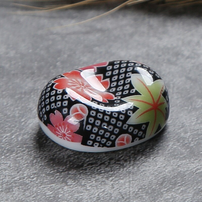 1pc 6 stilarter søde japanske keramiske dekorative spisepinde holder rack ske gaffel resten køkkenredskaber bordservice: 5