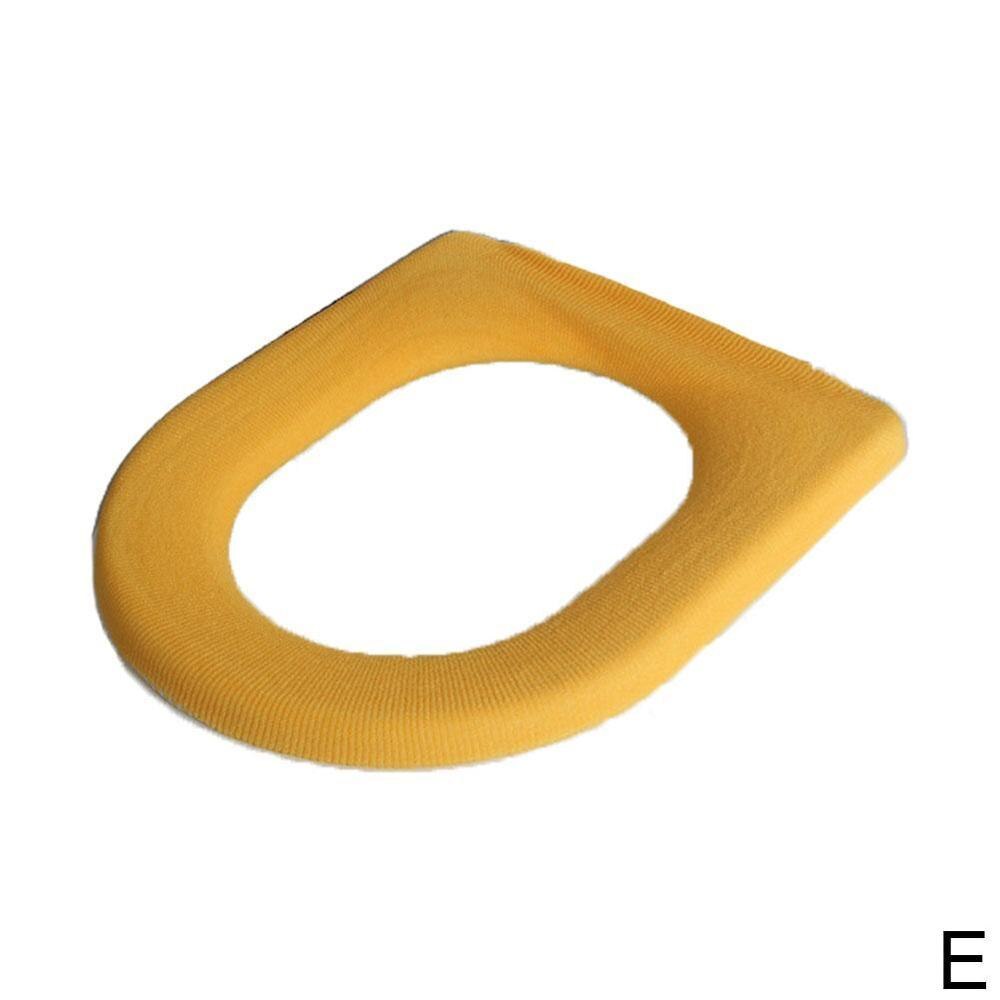 Kolorowe ciepłe miękke zmywalne pokrowiec na deskę sedesową zestaw mata robić wystroju domu Closestool mata poszewka pokrowiec na klapę sedesu akcesoria: imbir