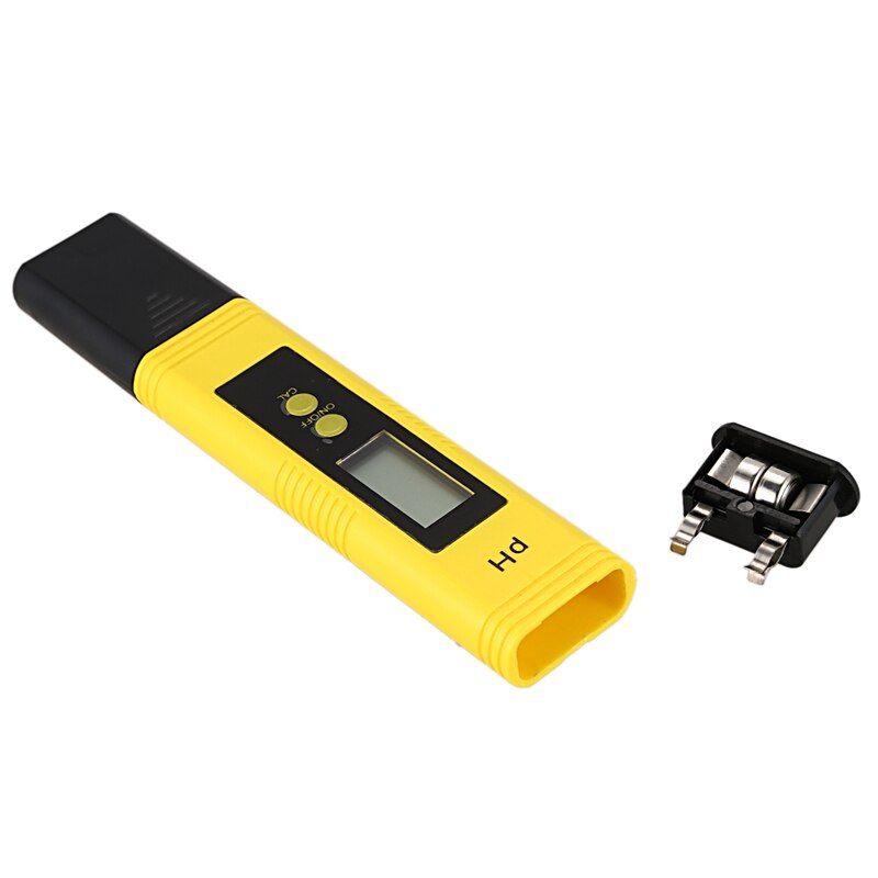 LCD Pocket Digital Ph Meter Tester Hydroponics Pen Aquarium Pool Water Test yellow