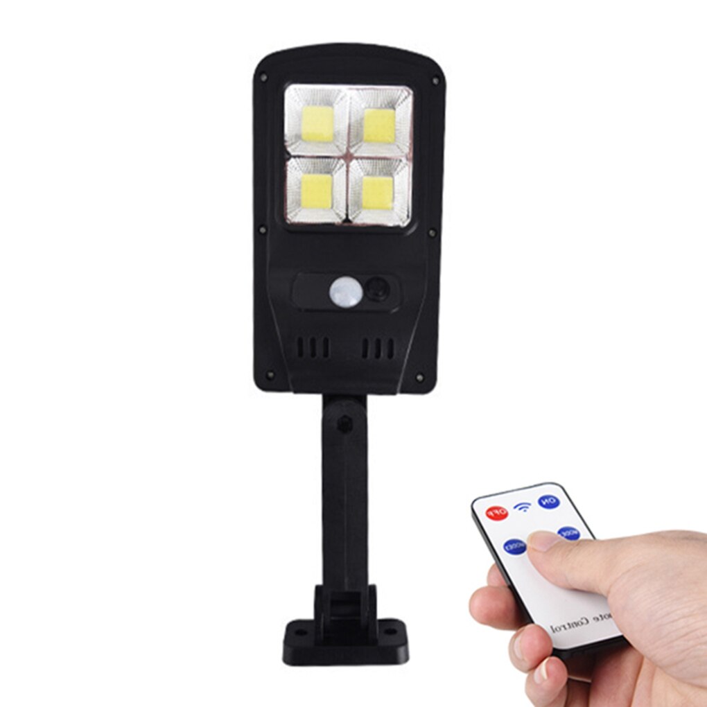 Waterproof IP65 Outdoor Solar Power PIR Motion Sensor Garden Wall Light Hiagh Durable Outdoor Home Light: S4 remote control