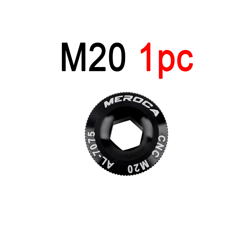 MTB Hollowtech Crank Bolt M18 M19 M20 Mountain Bike Crank Cover Crank Arm Bolt For IXF: green