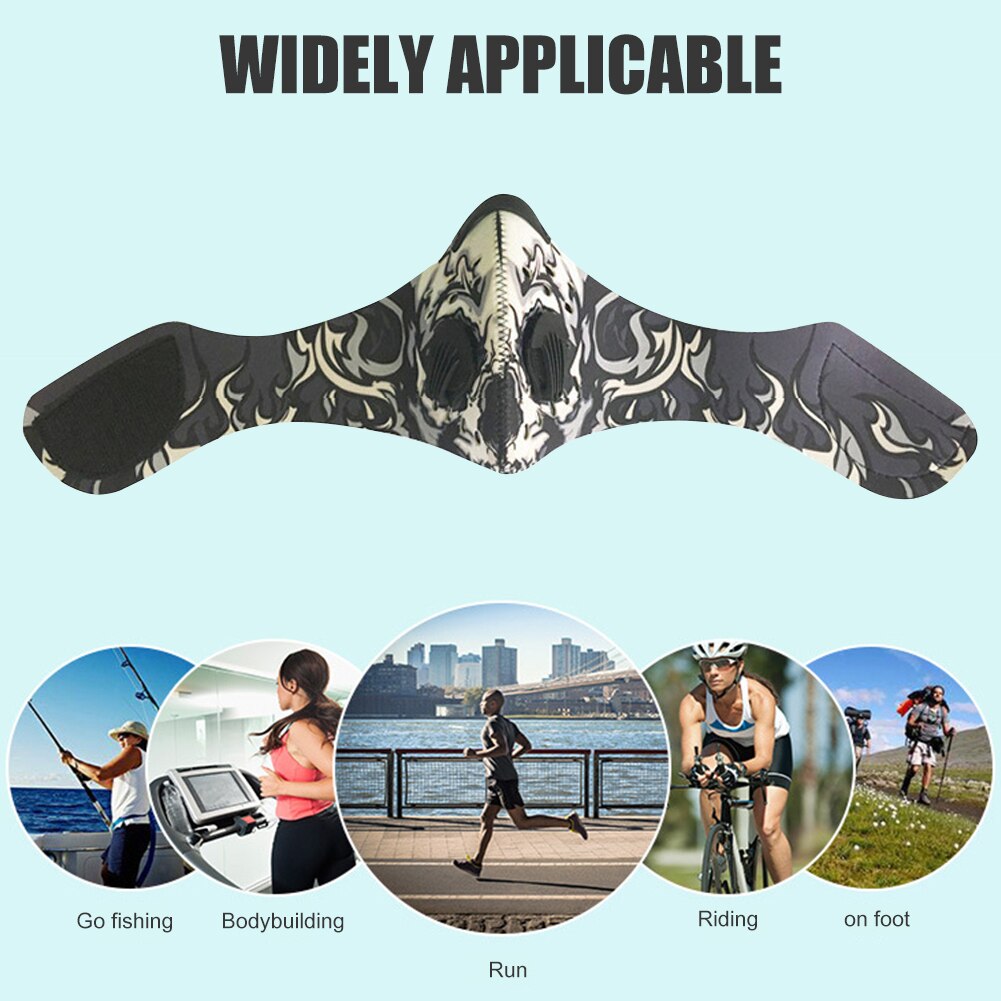 Outdoor Sport Stofmasker Winddicht Thermische Half Gezicht Masker Ademend Fietsen Gezicht Die Met Carbon Filter Kleppen