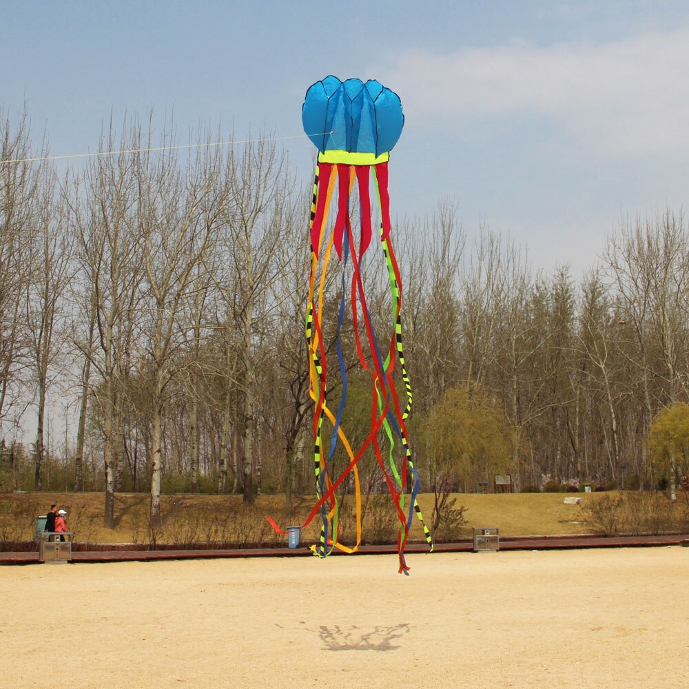 Kwallen Kite 3D Solid Soft Opblaasbare Vliegende Vliegers Voor Audlts En Kinderen