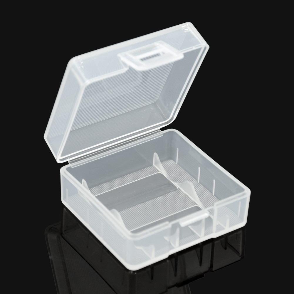 Vierkante 18350 Batterijen Storage Case Houder Cubic Plastic Cover Voor 2 Stuks 18350 Oplaadbare Batterijen Opbergdoos Organizer