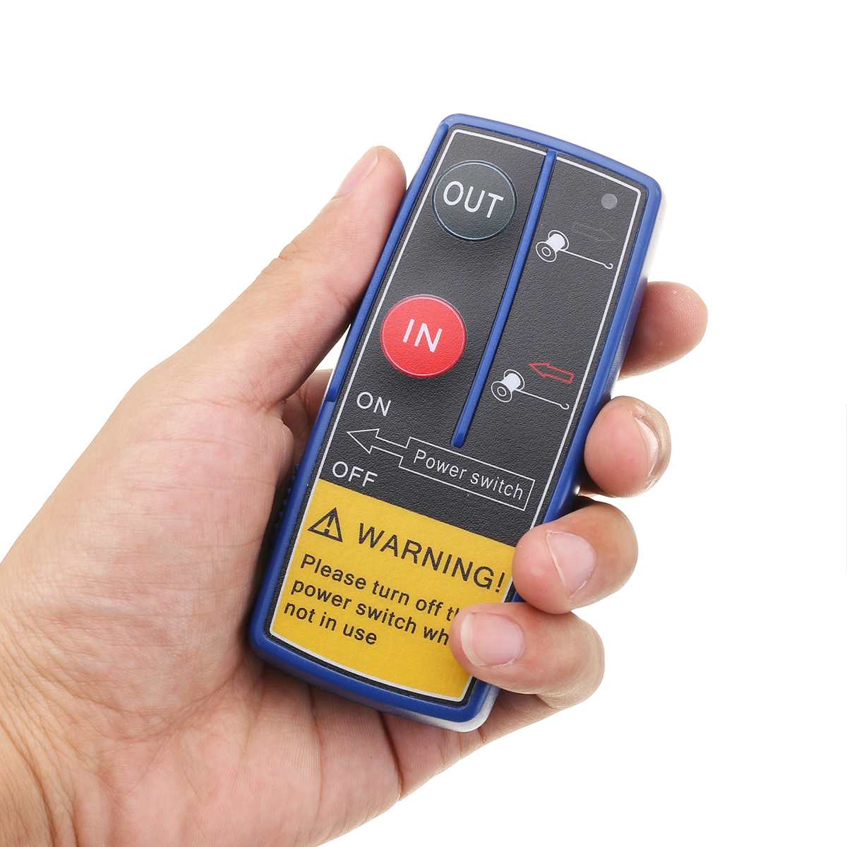 12V Car Wireless Winch Electric Remote Control With Manual Transmitter Set Truck ATV SUV Truck Vehicle Trailer Kit