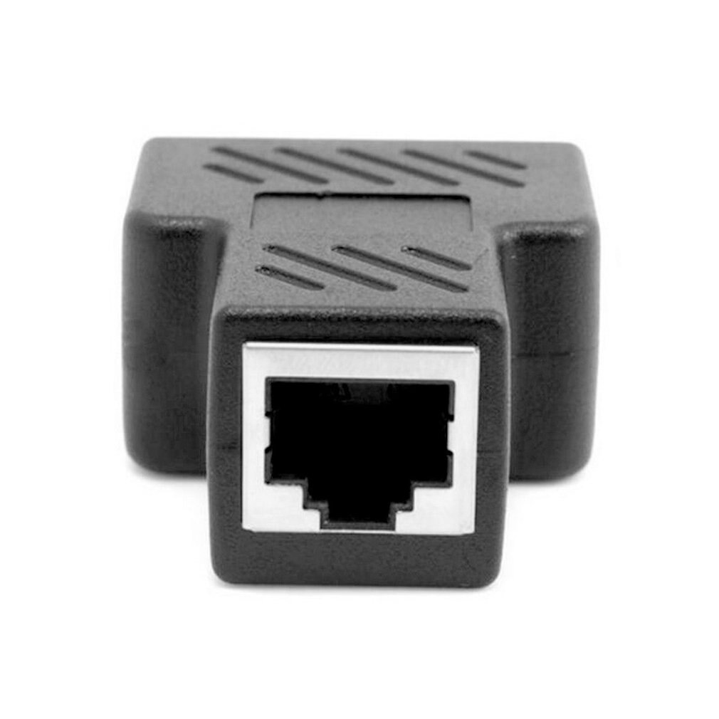Praktische RJ45 Splitter Adapter Hafen Katze5/6 LAN Ethernet Kabel Hohe Leistung 1 zu 2 Möglichkeiten Dual Weiblich Schalt ONLENY