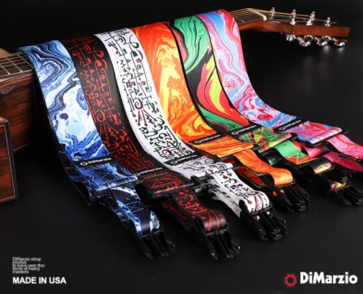 Dimarzio Steve Va Signature Gitarre Strap, Erhältlich in Standard/Cliplock