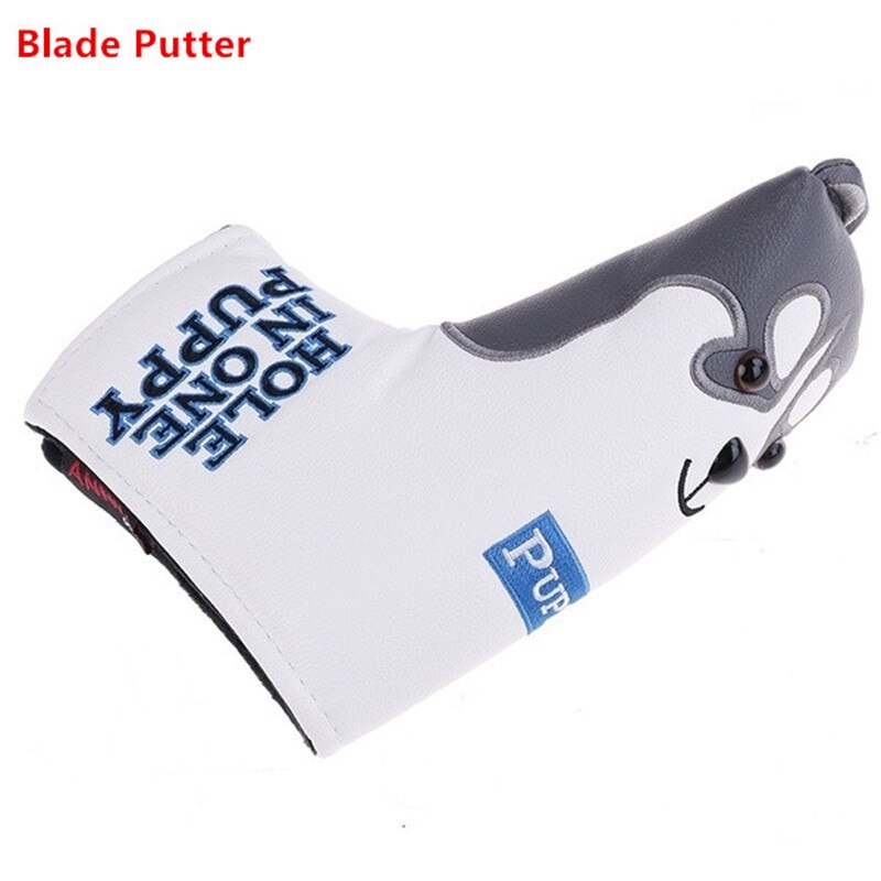 Cute Husky Golf Driver Head Cover Cartoon Animal Fairway Woods PU Leather Golf Putter Headcovers Dustproof Golf Club Covers Cool: HWWK004100003