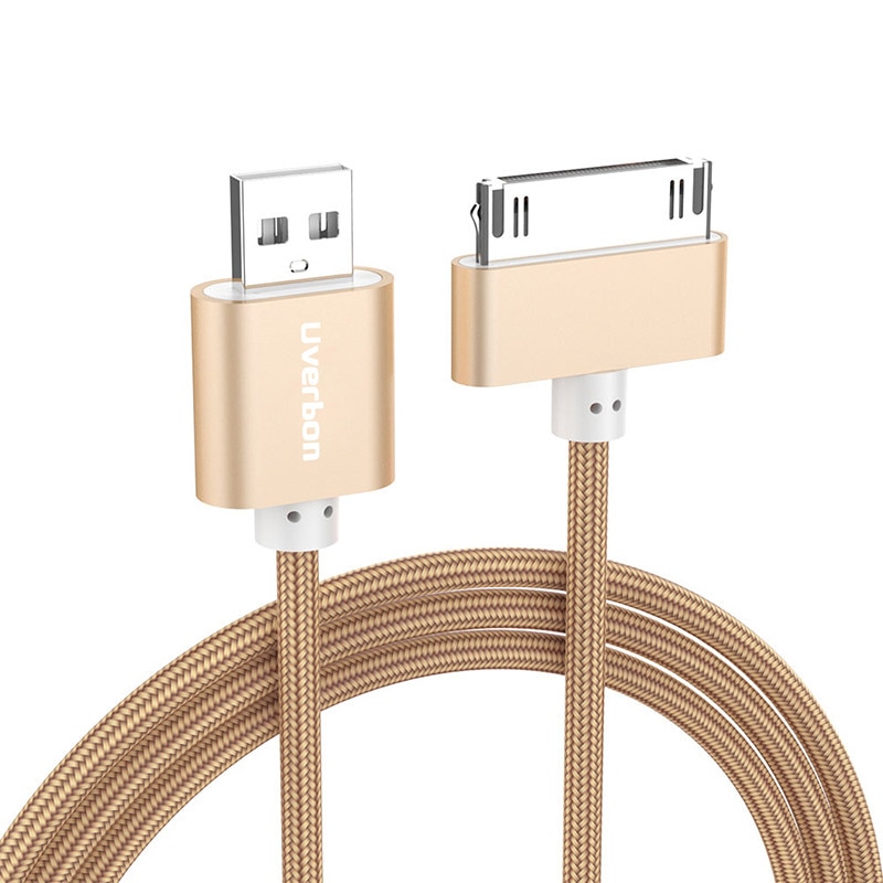 Dla iphone 4 kabel USB robić ładowania 30 Szpilka pleciony nylon wysokiej jakości USB robić synchronizacji danych kabel robić ładowania dla iphone 4s iPad 2 3 4 ipoda