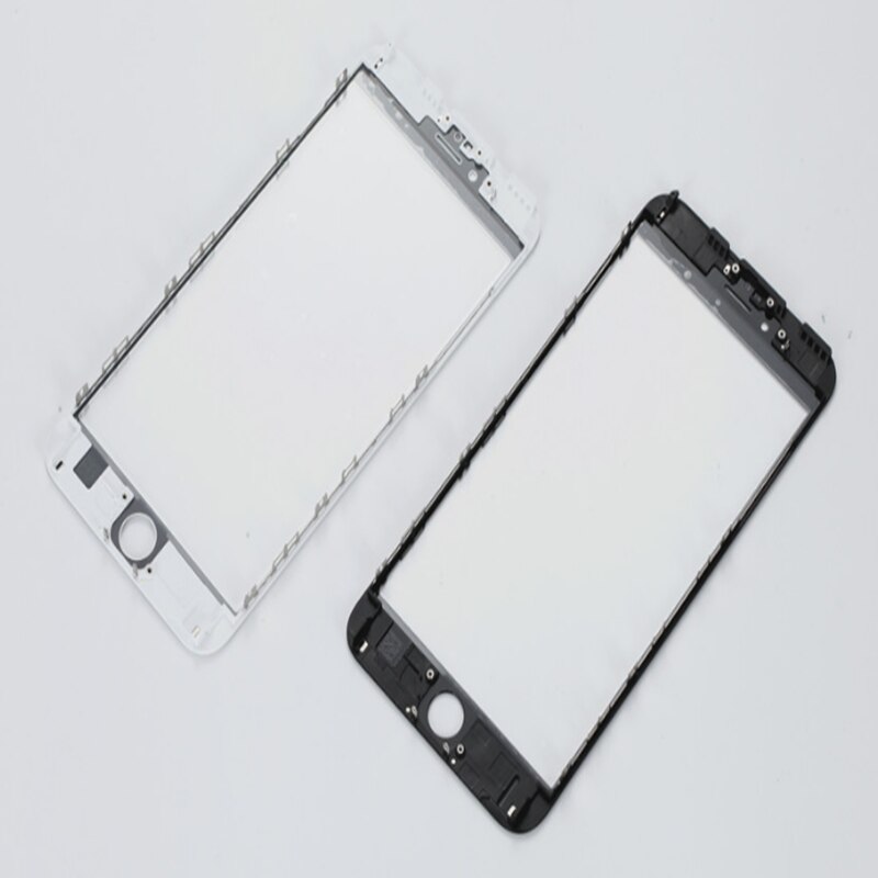100% Unused Touch Panel Replacement For iPhone 5G 5S 6G 6S 6Plus Front Outer Screen Glass Lens With Frame Bezel Repair parts