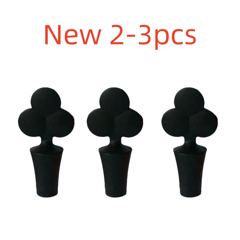 Silicone Champagne Wine Beer Bottle Cork Stopper Plug Wine Bottle Sealer Cap Stopper Bar Kitchen Tool Vacuum Sealed Sealer Plug: Clear