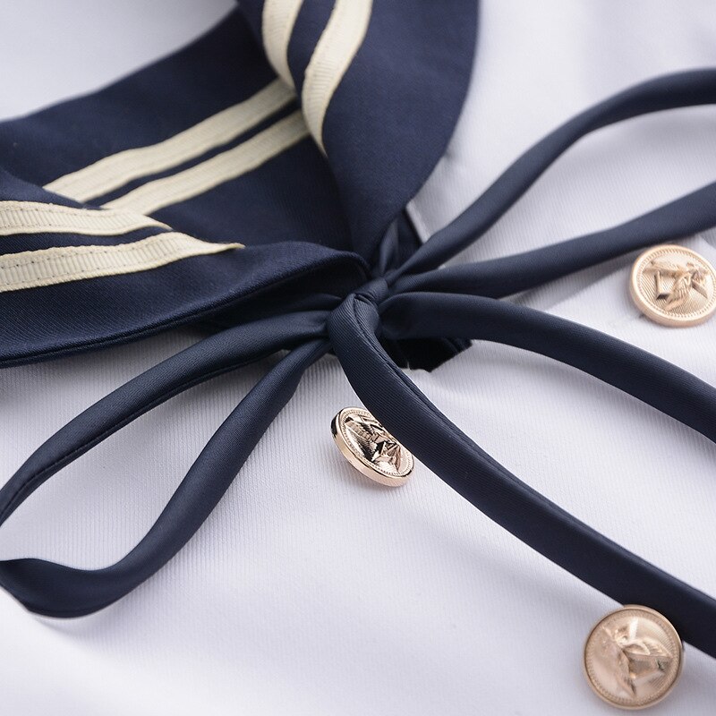Japanese Sailor Suit Female Student Dress Uniform School Uniform JK Uniform College Style Sweet Cute Suit