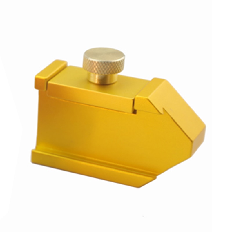 Hoek Scribe Aluminium 45 Graden Hoek Lijn Kaliber Heerser Carpenter Locator Heerser Blok Gauge Houtbewerking Gereedschap