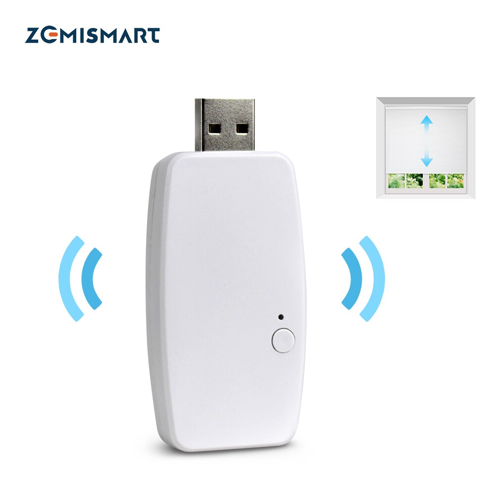 Zemismart Tuya Wifi USB Dongle For Am15 RF Roller Shade Motor App Control Mini Smart Curtain Motor