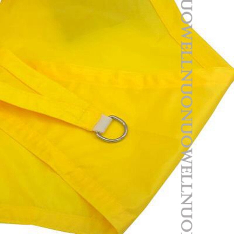 Beautiful Yellow Color Sunshade Sail Garden Patio Waterproof Awning Outdoor Camping Tent Cloth Swimming Pool Triangle Shade Sail