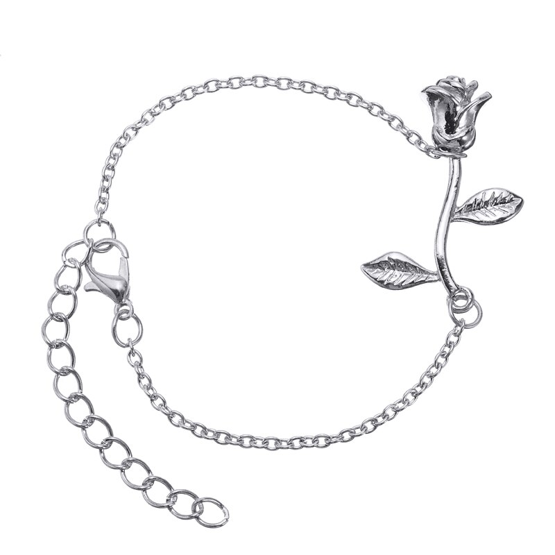 Romantische Elegante Mode Hand Ketting Goud/Sliver/Rose Goud Kleur Rose Bloem Armband Vrouwen Charms Sieraden Chic accessoires