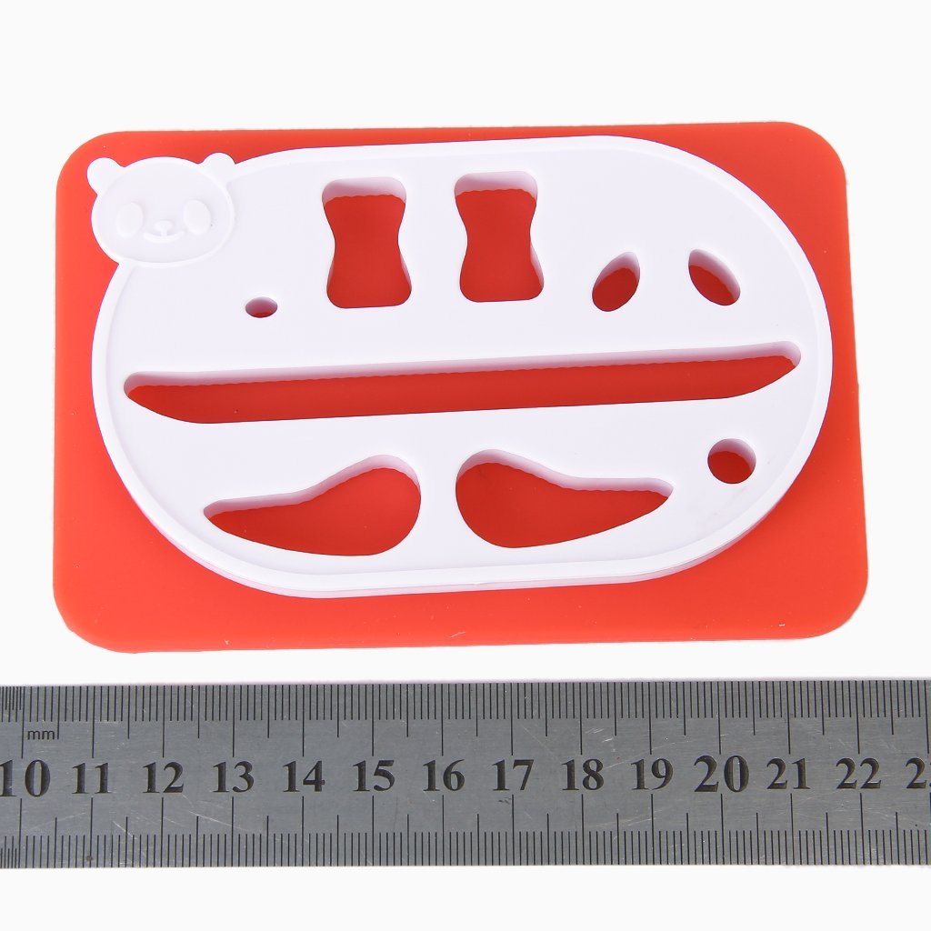 Panda Shape Sushi Rice Ball Mold Onigiri Mould with Nori Punch