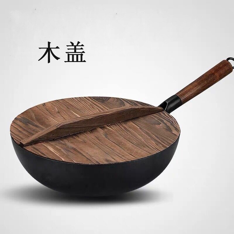 Cucina moderna wok cinese padella Antiaderente cucina tradizionale wok pentole in ghisa Panela Antiaderente forniture da cucina BC50CG: Style3
