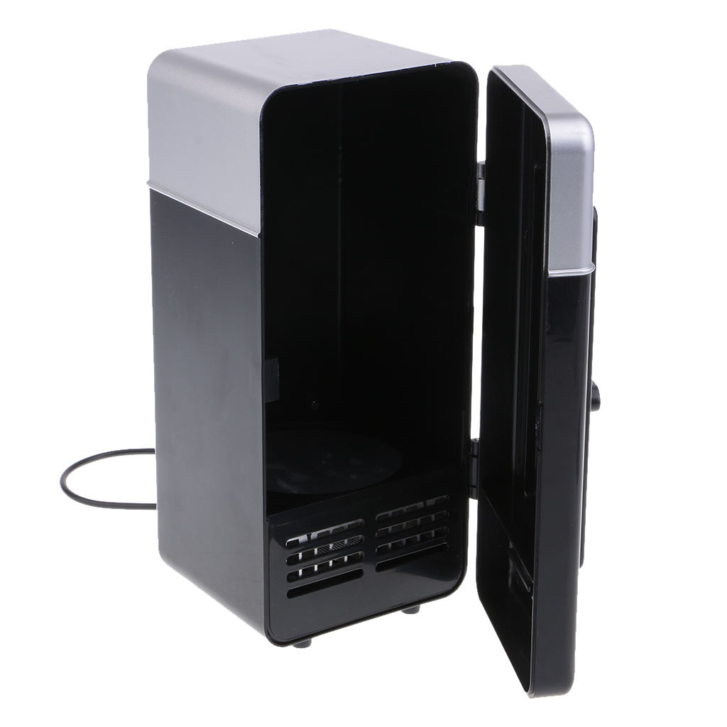 Draagbare Auto Mini Koelkast 5V Warmte En Cool Usb Koelkast Led Licht