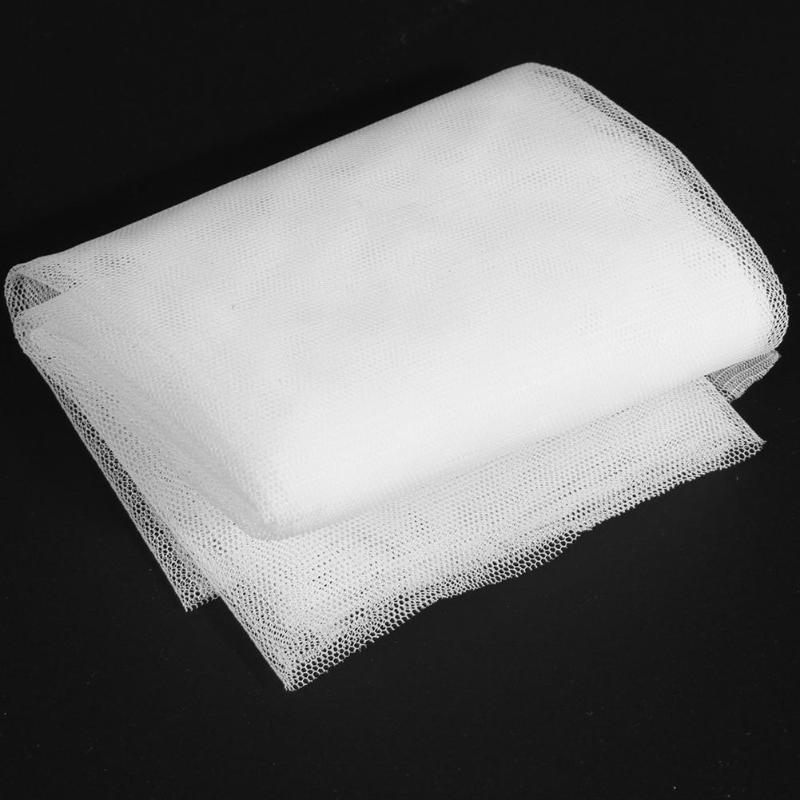 Vit nylon filter mesh tyg tyg vatten flytande stam polyester tyg nål nätverktyg