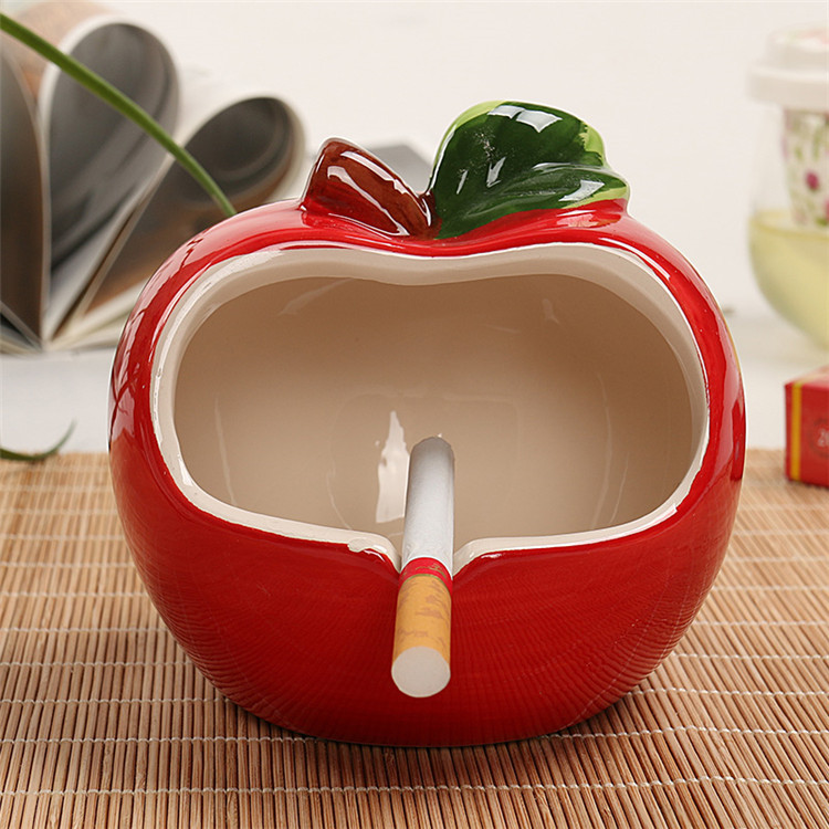 Friut Ashtray Household Ornaments Decoration Portable Car Ashtrays Ash Tray Outdoor Girly Ash Trays: 4