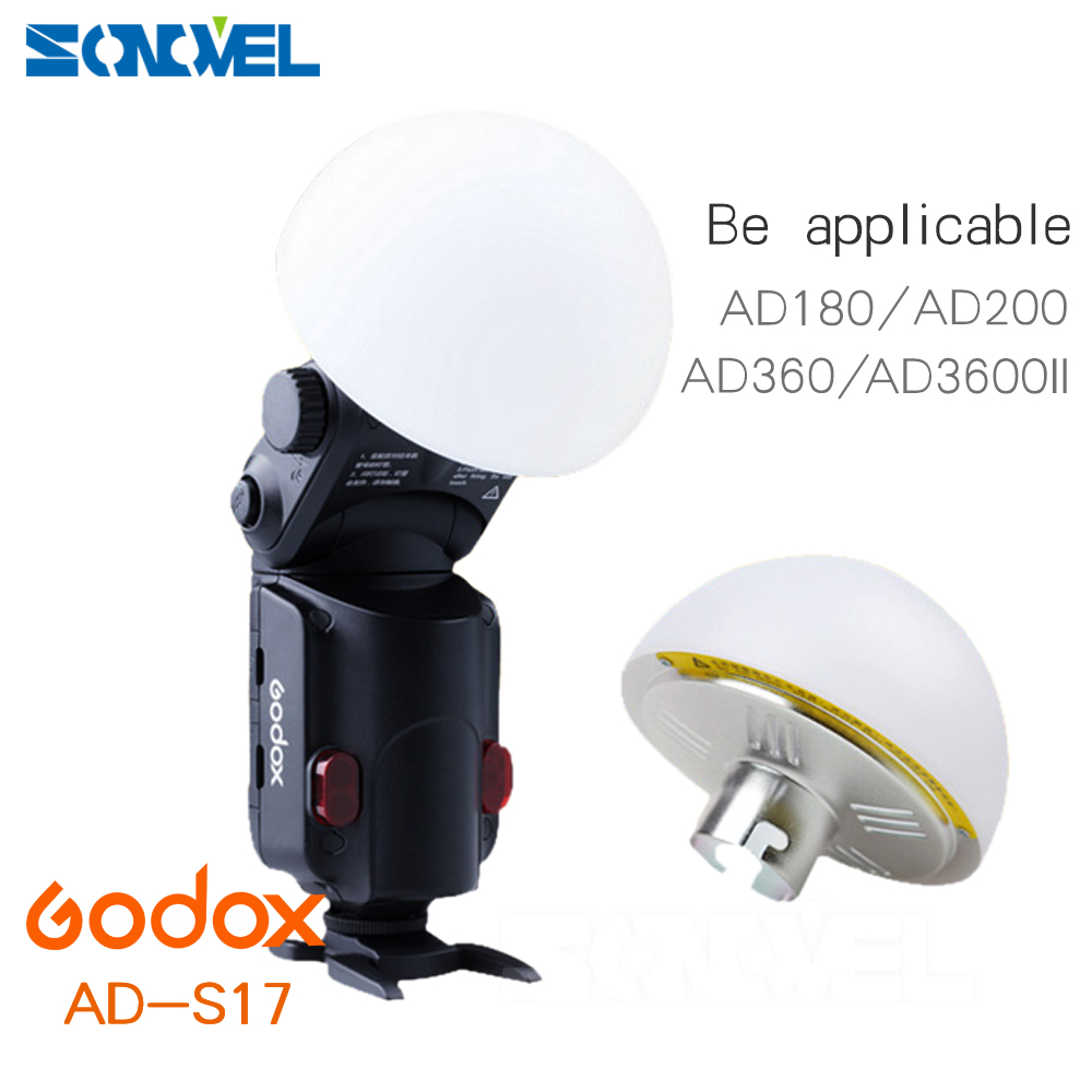 Godox AD-S17 180 Graden Groothoek Soft Focus Shade Diffuser voor Speedlite Flash AD200 AD180 AD360 AD360II