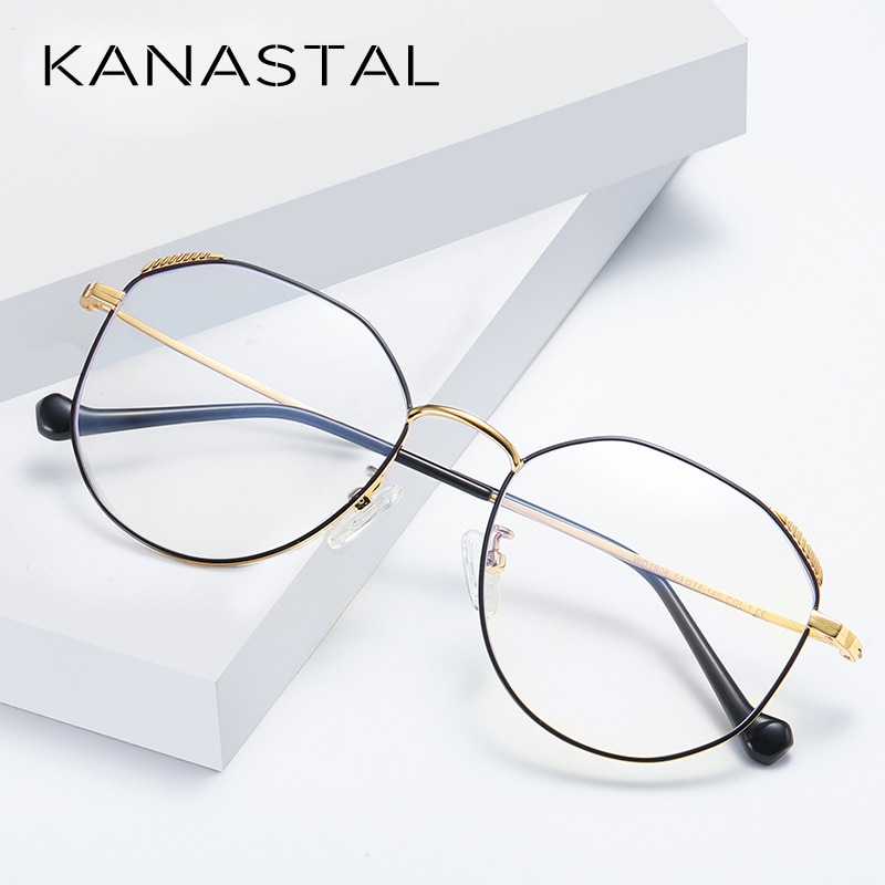 KANASTAL, gafas de protección de luz azul para ordenador, gafas ópticas para juegos, antifatiga, 1906