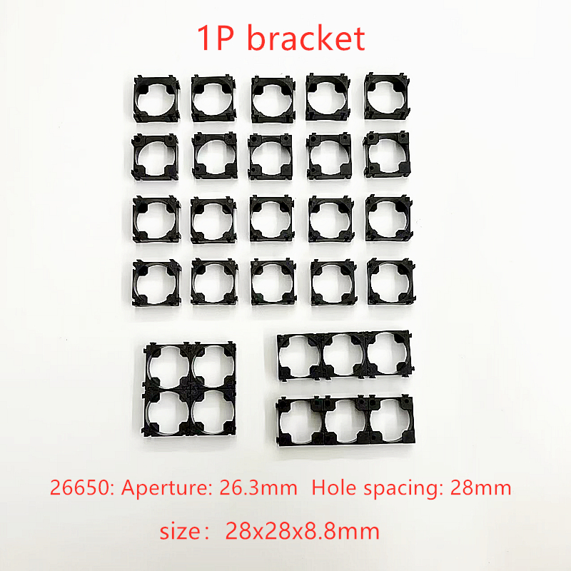 10/20/50PCS 26650 26700 26800 Battery Holder Bracket Lithium battery Plastic bracket fixed bracket DIY battery pack