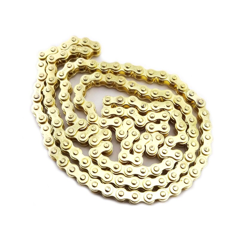 XLJOY Gold 136L 25H Chain For 47cc 49cc Mini Moto Dirt Pocket Bike Go Kart ATV Quad Motorcycle