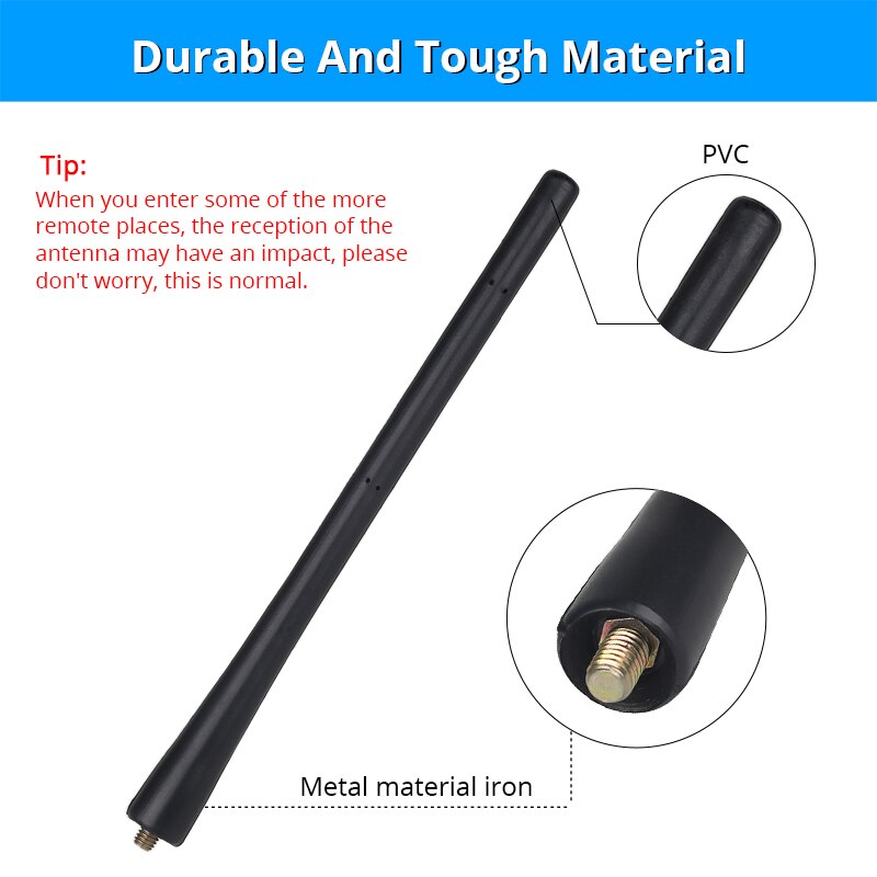 Car Universal Antenna Whip Antenna M5 M6 Screw Auto Radio Antenna Car Mast Whip For BMW Mazda For Toyota Corolla Golf Volkswagen