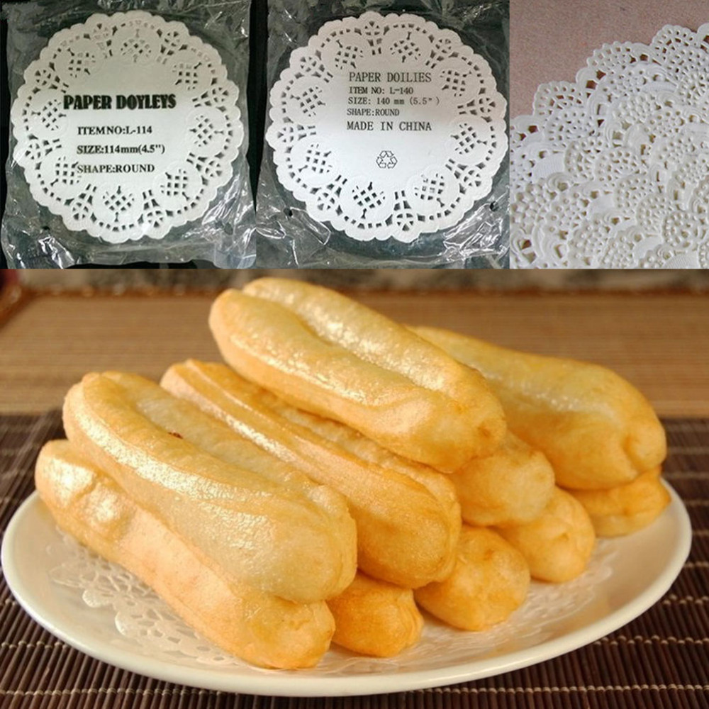 80 stk/lot vintage serviett romantisk uthult blondepapir doilies kakeholder håndverkspapir til bryllupsdekorasjon