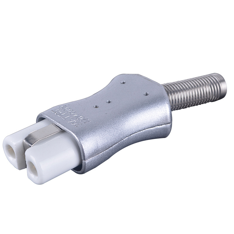 6mm IEC C8 ceramic wiring industry socket plug high temperature c7 male female Connector electric oven power outlet 35A 600V