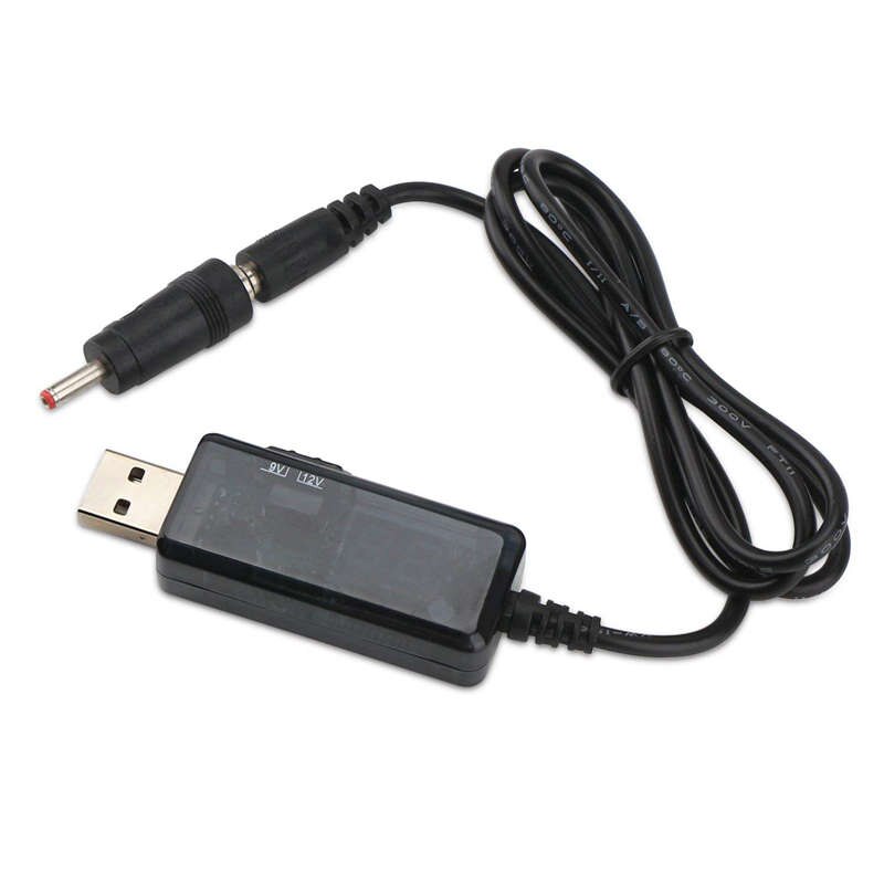 Usb Boost Cavo 5V Passo Fino A 9V 12V Dc Convertitore di Tensione 1A Step-Up Volt trasformatore Dc Regolatore di Potenza Con Interruttore E Led Vol.
