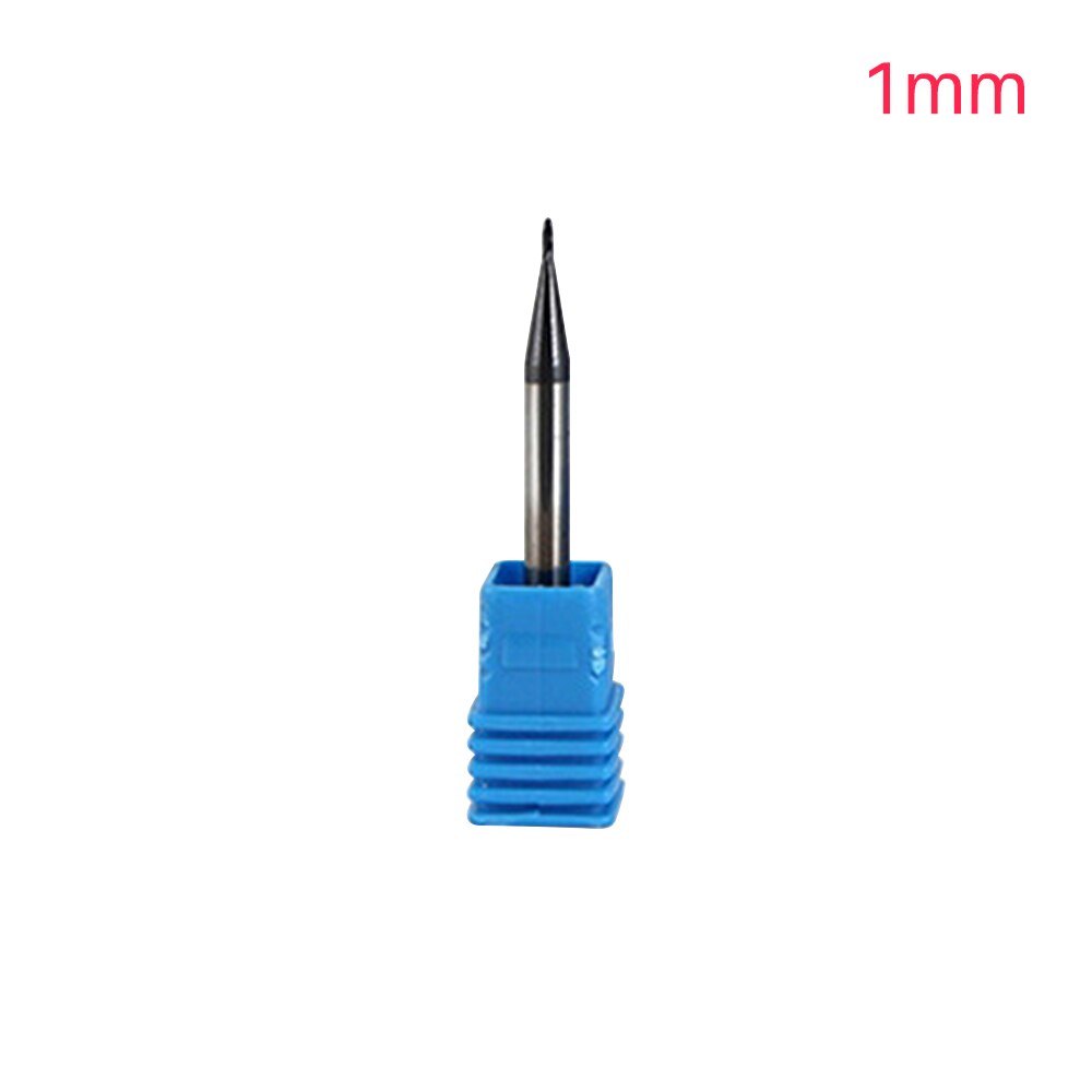 50mm ball nose end mill Drill Bit 2 flutes Endmills cnc end milling cutter for metal face and slot machining coated end mills: 1.0mm