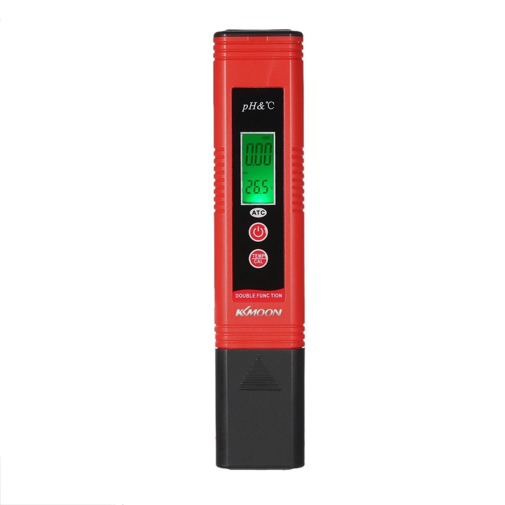 KKmoon Professionele & energiebesparende pH-007 Pen Type pH Meter Draagbare pH & TEMP Water Analyze Apparaat