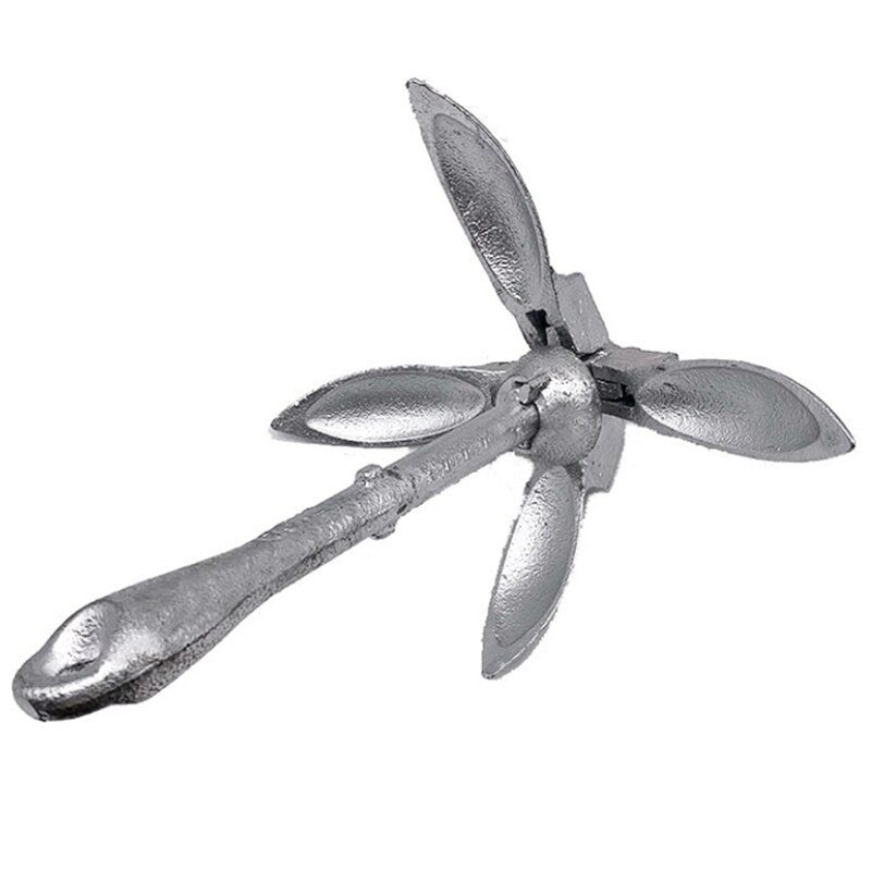 Stainless Steel Durable Docking Hardware Boat Folding Grapnel Anchor for Boat Marine Yacht,1.5KG