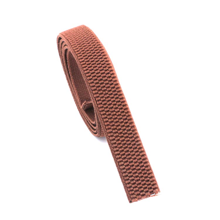 Bandes élastiques de 2CM de large en grains de maïs/accessoires de couture pour vêtements/bande élastique/bande de caoutchouc: light Brown