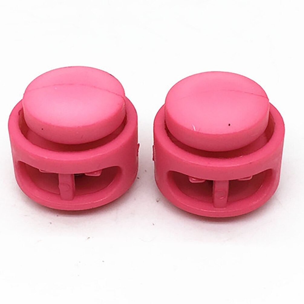 50PCS Double Hole Spring Cord Lock Round Ball Shaped Toggle Stoppers Apparel Shoelace Sportswear DIY Accessories: 7