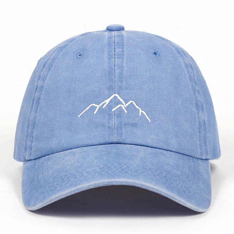 neue Berg palette stickerei Mens Frauen Baseball Caps Einstellbare Hysterese Kappen papa Hüte Knochen Garros: sky blue