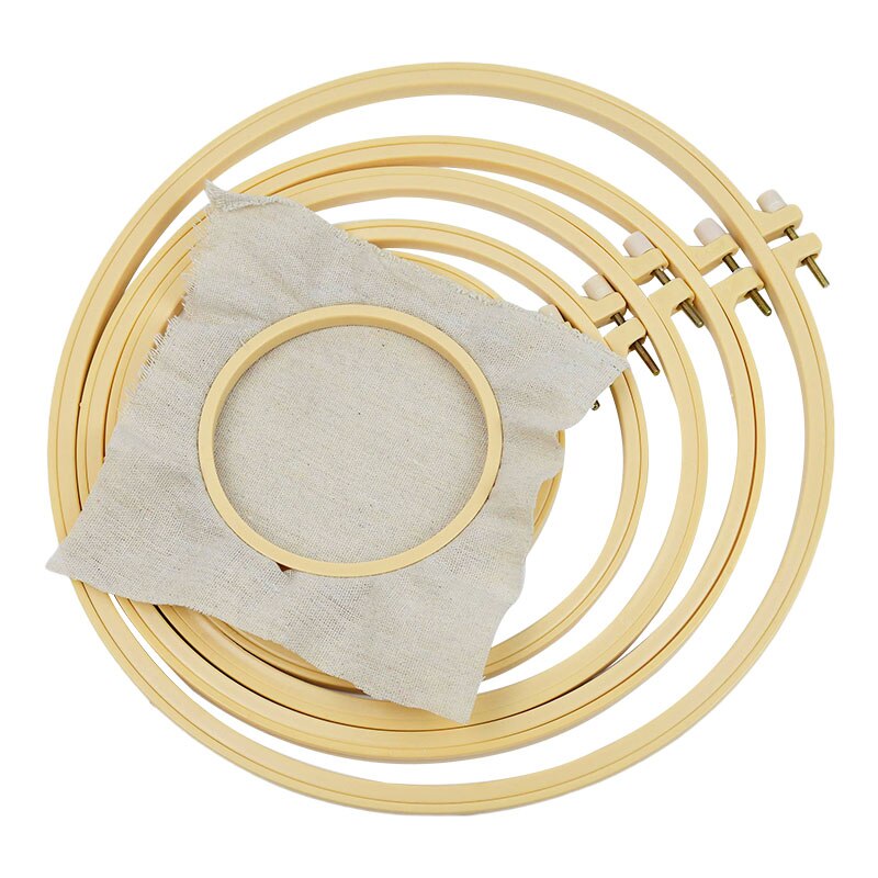 Multi-Size Plastic Embroidery Cross Stitch Hoop Embroidery Hoop Ring Frame DIY Craft Sewing Tools 1Pcs