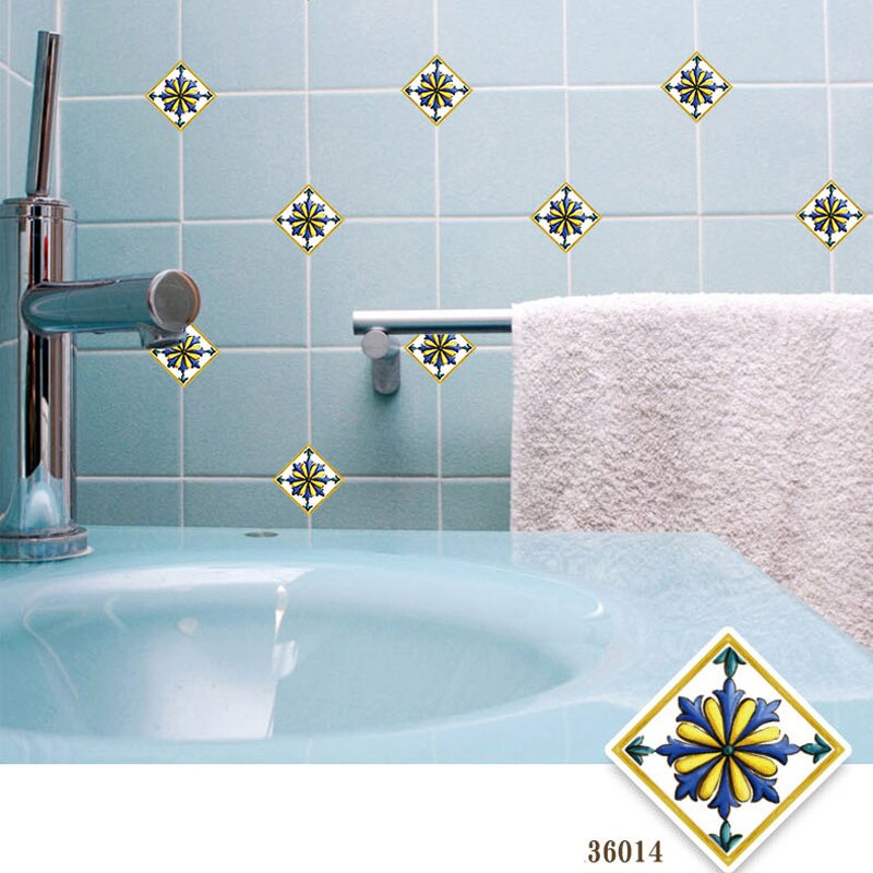 21 sztuk przekątnej naklejki ścienne płytki podłogowe samoprzylepne wodoodporny salon dekoracji sztuki łazienka linia talii naklejka ścienna z pcv