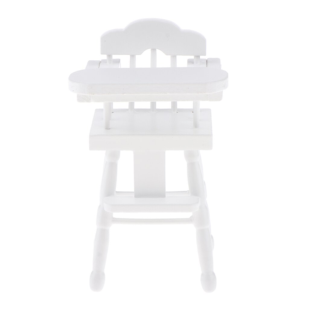 Melody Jane Dollhouse Miniature Baby White Wooden Playpen - 1:12 Scale Nursery Furniture - View #3