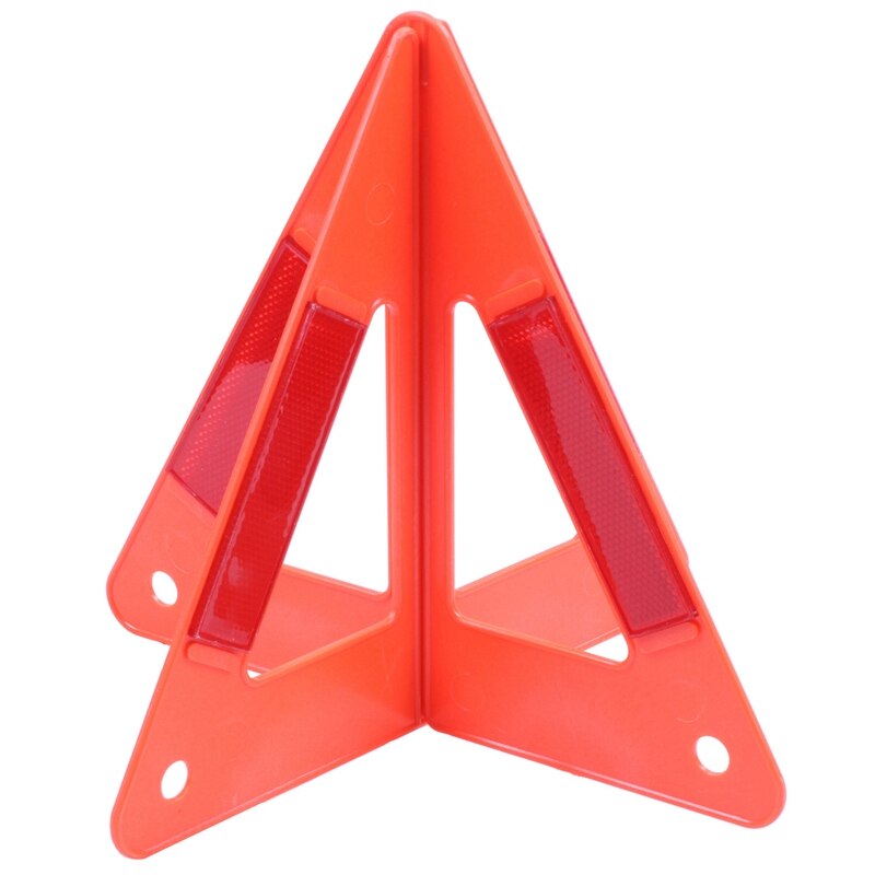 Car Emergency Breakdown Warning Triple-cornered Sign Red Reflective Safety Hazard Travel in