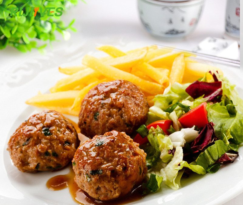 Rljlives gør-det-selv frikadeller fremstilling af form rustfrit stål oksekød svinekød frikadelle fisk ris kugler maker køkkenværktøj