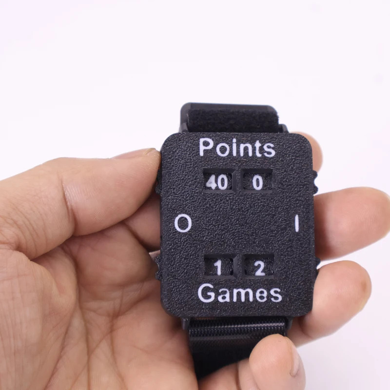 Draagbare scorekeeper polsband padel tennis pols scoreteller verstelbare polsband instant score tracker sport accessoires