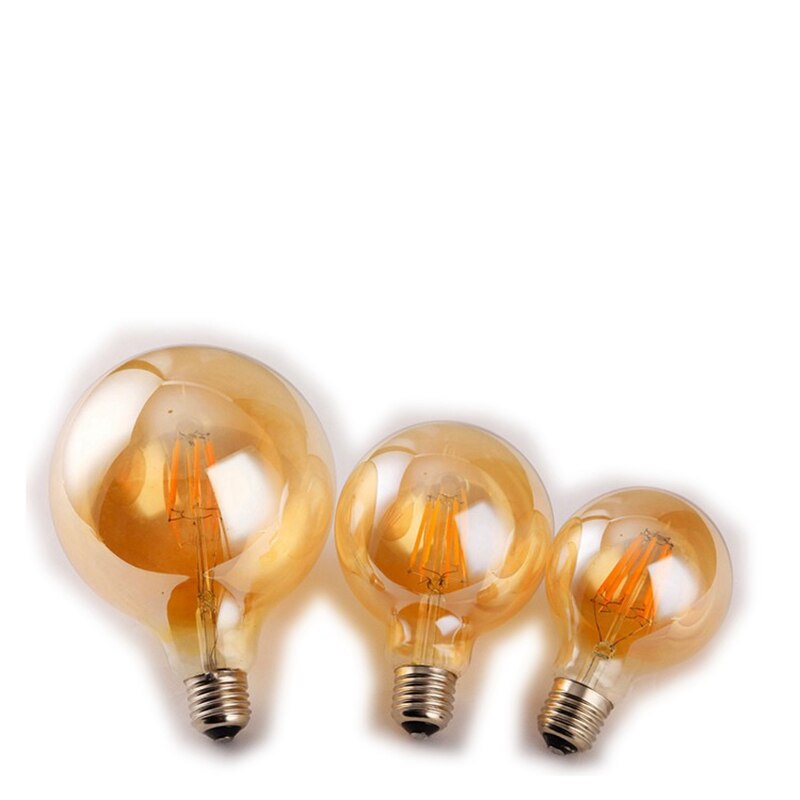 8pcs Retro LED Bulb E27 Base 4W 6W 8W 2200K Warmwhite Traditional Bulb Edison Bulb
