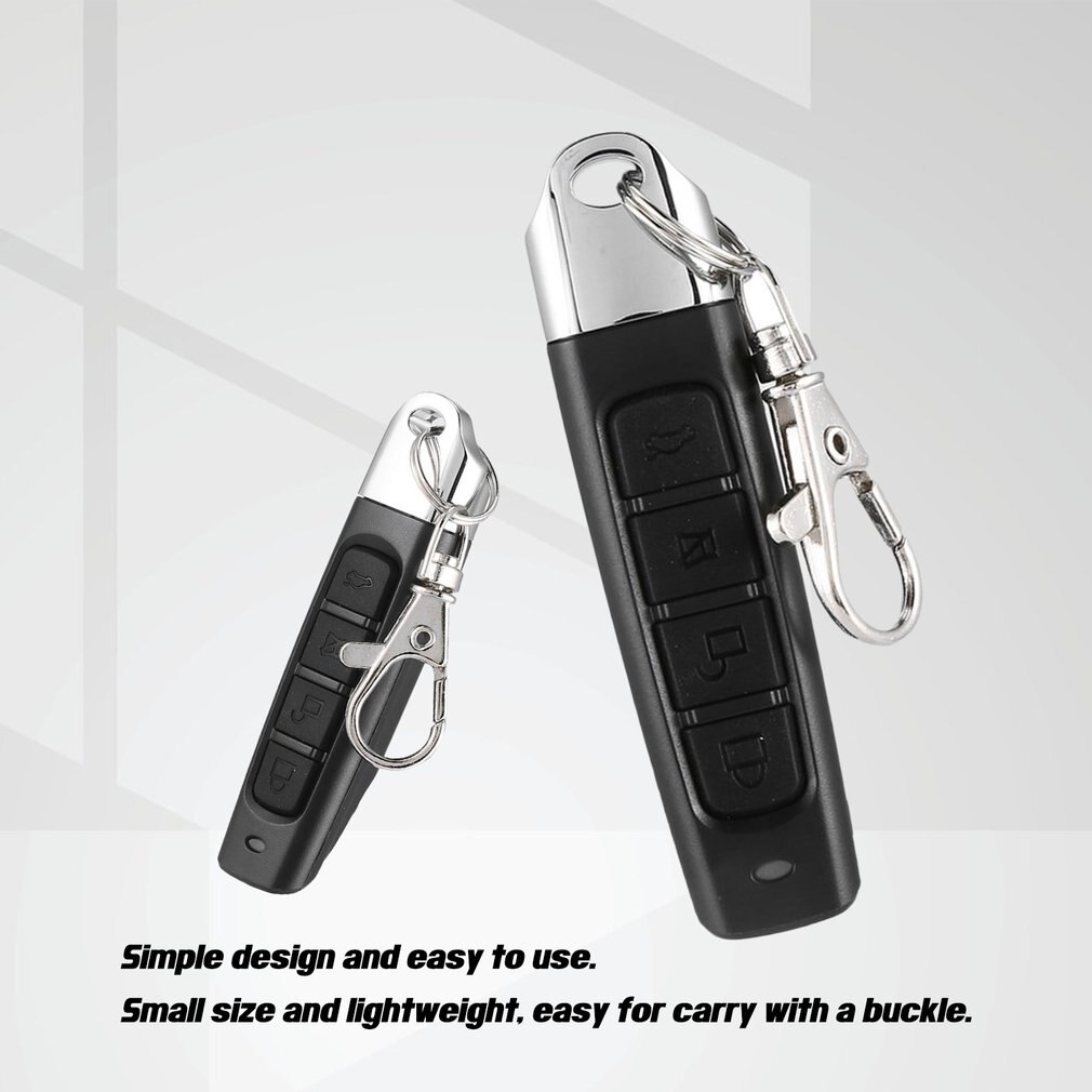 Door Remote 433MHz 4 channel remote control use all 433 MHz fixed code key chains car home and 1 pcs