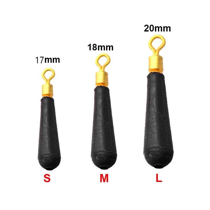 10-100pcs Copper Head Rubber Bobber Drift Fishing Floats Seat Vertical Fishing Float Rotation Buoy Seat Bobber Accesories