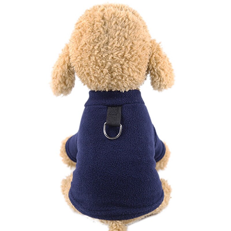 Pets can pull the rope autumn and winter warm sweater dog warm fresh windproof sweater: DN0783DL / S